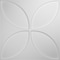 Ekena Millwork Primrose EnduraWall Decorative 3D Wall Panel, White, 19 5/8"W x 19 5/8"H WP20X20PRWH - alternate 4